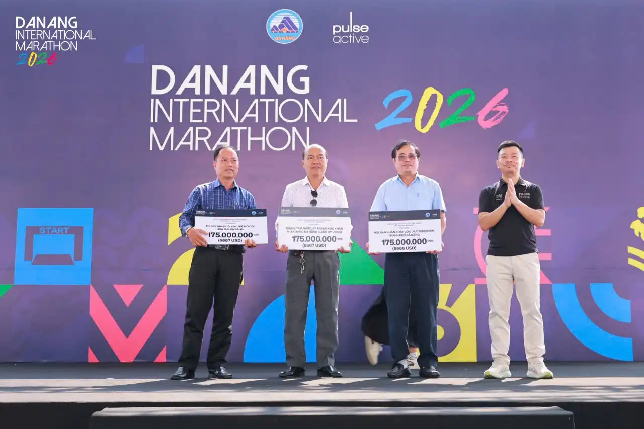 Giải Marathon Quốc tế Đà Nẵng năm 2026 đồng hành xoa dịu nỗi đau da cam